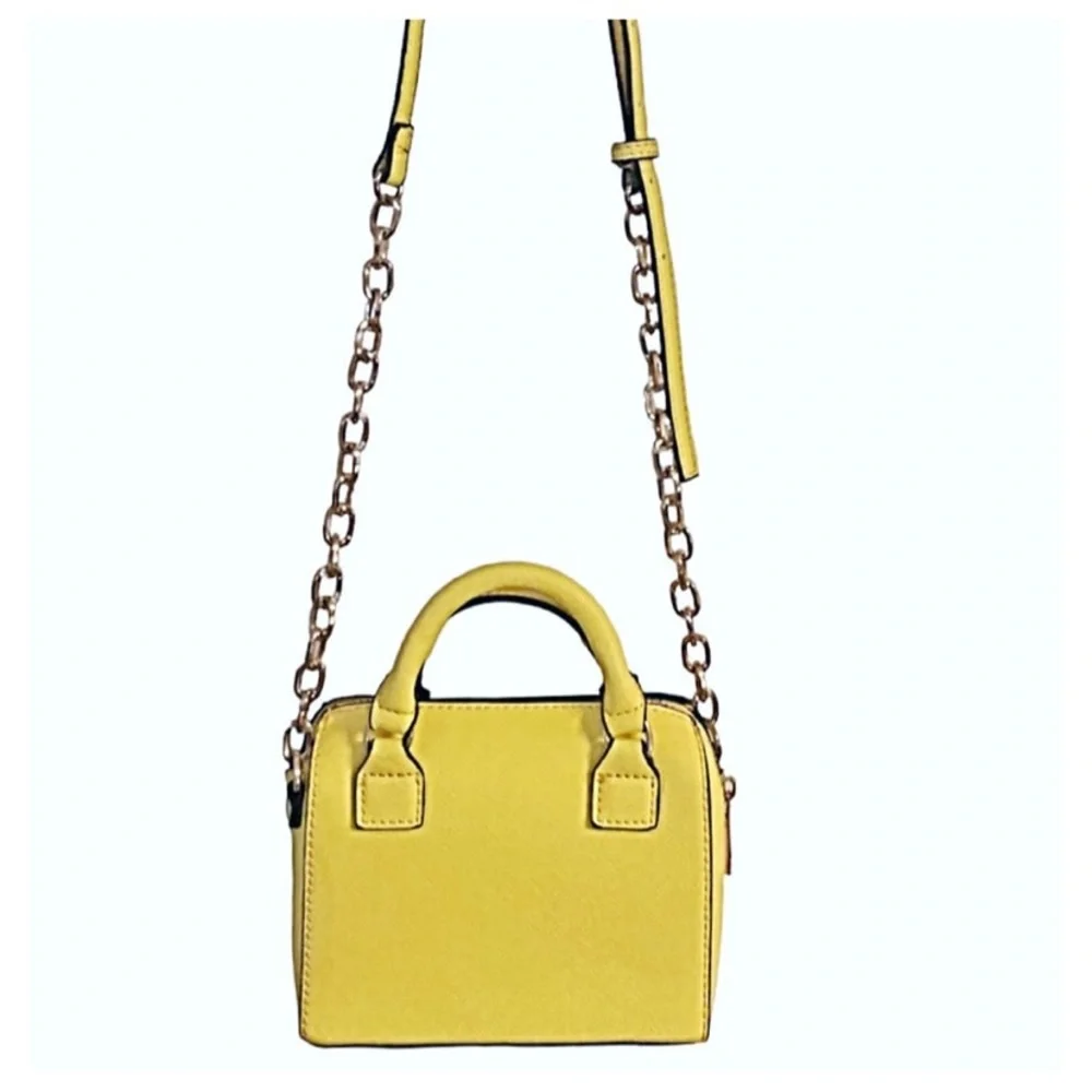 MMS Purse Yellow Laser-cut Petite Small Size Satchel / Cross Body — handbag